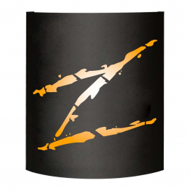 Абажур Везувий BLACK (AISI 430) тип 10 ZORRO