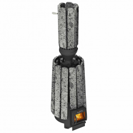 Дровяная банная печь GrillD Cometa Vega 240 Long Stone (Серпентинит)