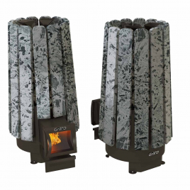 Дровяная банная печь GrillD Cometa Vega 240 Long Stone (Серпентинит)