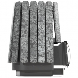 Дровяная банная печь GrillD Cometa Vega 450 Short Max Stone (Серпентинит)