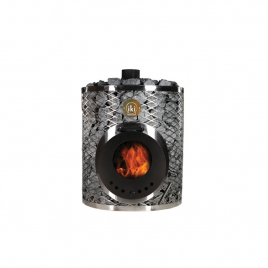 Печи для бани из стали на дровах IKI Original Plus со стеклянной дверцей
