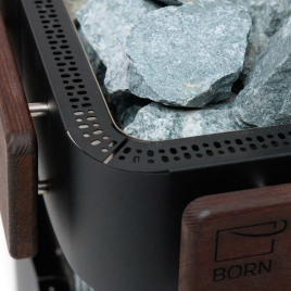 Электрическая печь BORN S135E Stone Black (Камень Черный), 13,5 кВт