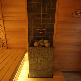 Электрокаменка Tulikivi Tuisku 9 kW, поверхность Nobile