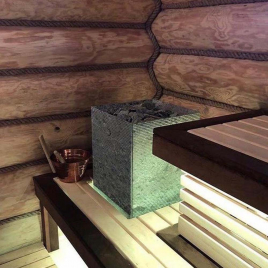 Электрокаменка Tulikivi Tuisku 9 kW, поверхность Nobile