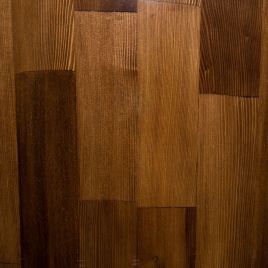 Купель угловая, сращенные ламели из лиственницы, 1.19x1.19 H1.4