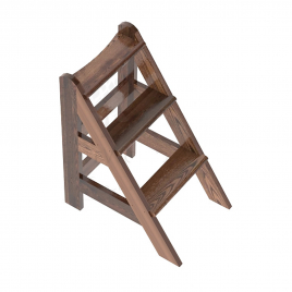 Лесенка для купели Bentwood, 3 ступени, лиственница натуральная