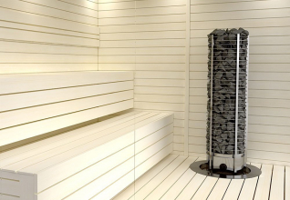 Печь для сауны Sawo Tower TH3-60NS-P круглая, 6 кВт, без пульта