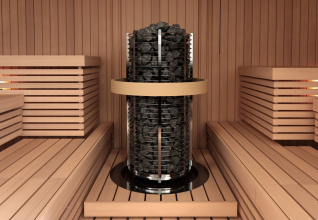 Печь для сауны Sawo Tower TH5-90NS-P круглая, 9 кВт, без пульта
