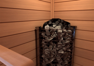 Печь для сауны Sawo Tower TH6-80NS-CNR-P угловая, 8 кВт, без пульта