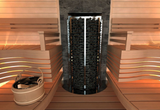 Печь для сауны Sawo Tower TH6-80NS-WL-P пристенная, 8 кВт, без пульта