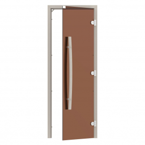 Стеклянная дверь Sawo 741-3SGA-R-1 70x190 правая, стекло бронза, коробка осина